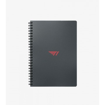 T1 Logo Notebook - Black
